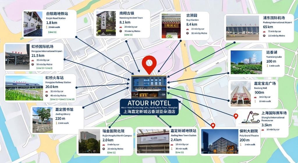 Atour Hotel Shanghai Yuanxiang Lake Jiading New Town — 2